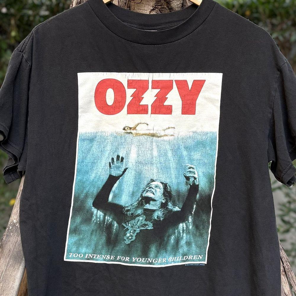 Vintage Ozzy Osbourne Jaws Inspired T-Shirt QT3267 XXL