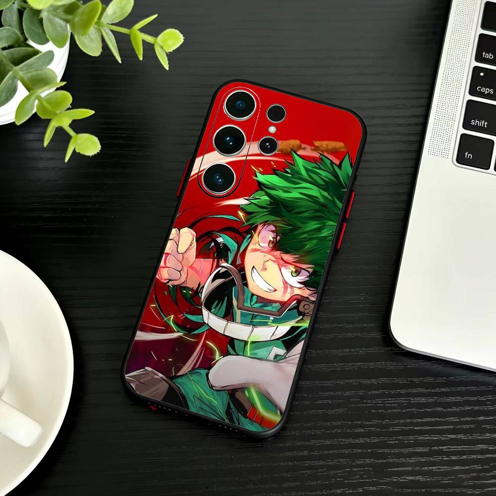 Katsuki Bakugo-Hero Academia Phone Case For Samsung S26,S25,S24,S23,S22,S21,S20,Ultra,Plus,FE Black Soft Cover