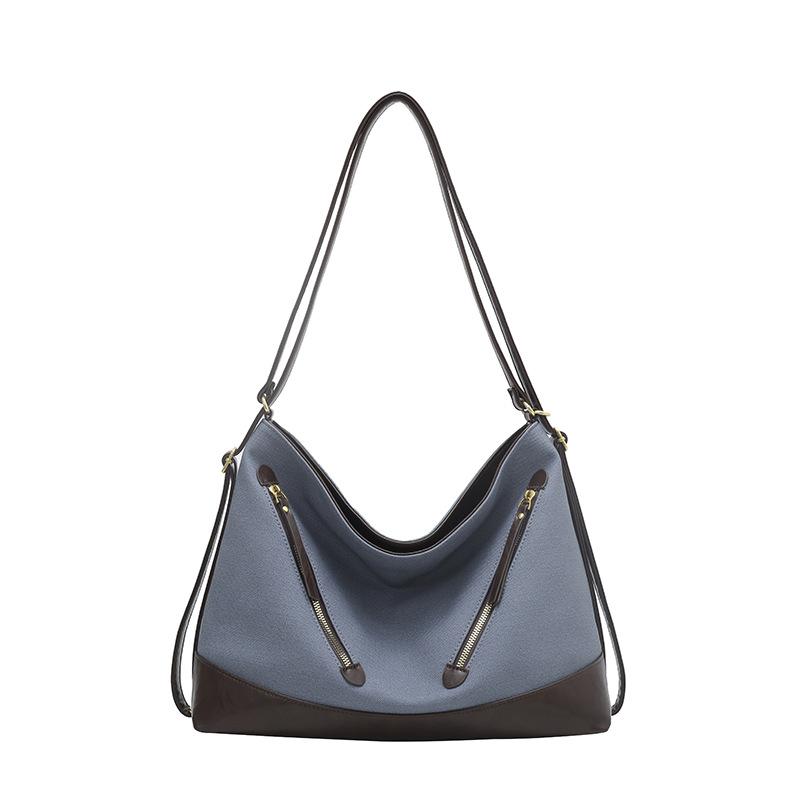 Large Capacity Women's Bag Bucket Bag Fashionable Versatile Texture Commuter Shoulder Messenger Bag Tote Bag