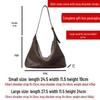 Genuine Leather Vegetable-Tanned Hobo Bag - Versatile One-Shoulder Armpit Bag for Women