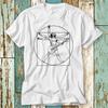 Guitar Vitruvian Guitarist Electric Bass Acoustic T Shirt Top Design Unisex Ladies Mens Tee Retro Fashion Vintage Shirt S865