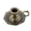 Vintage Metal Candle Holder Plate Set, Romantic Table Decor for Candlelight Dinner, Christmas Party Centerpiece, Home Accent