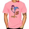 2025 New Summer Men's Road Runner 100% Cotton Cotton Funny Chicken BEEP Printed T-shirt Loose Short-sleeved Clothing