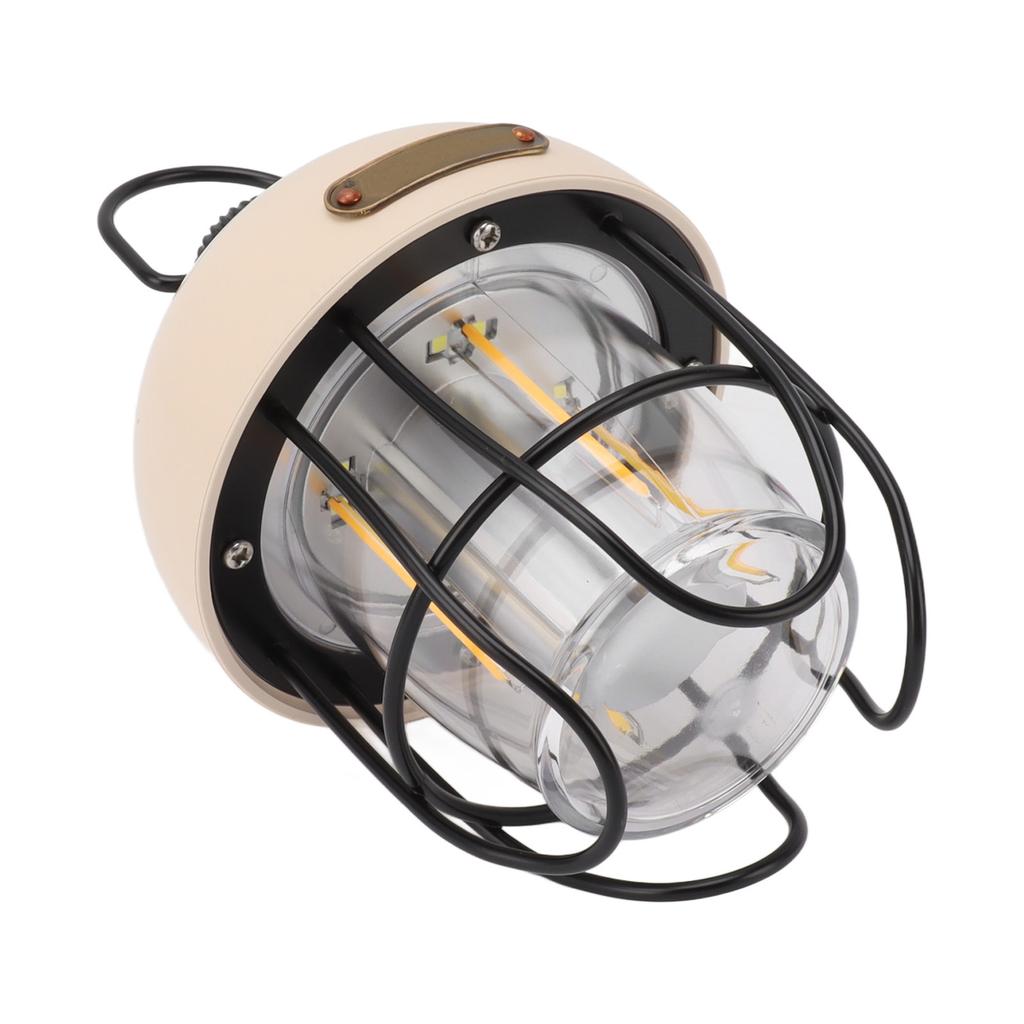 Camping Lantern Rechargeable 4500mAh Battery Powered LED Light 3 Modes Dimmable Waterproof for