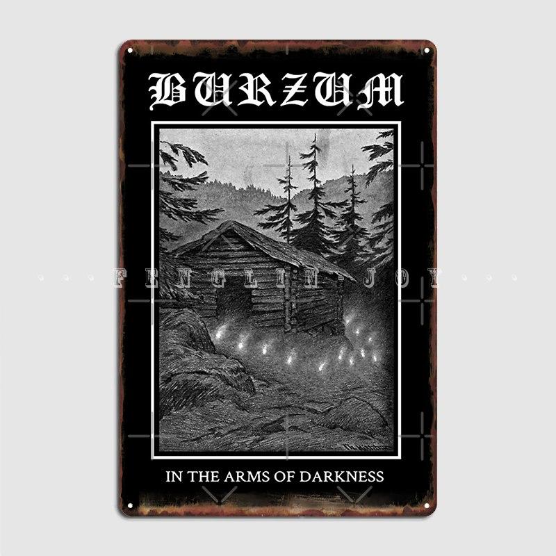 

Burzum Metal Plaque Poster Cinema Living Room Pub Garage Wall Decor Personalized Tin Sign Poster 20x30cm