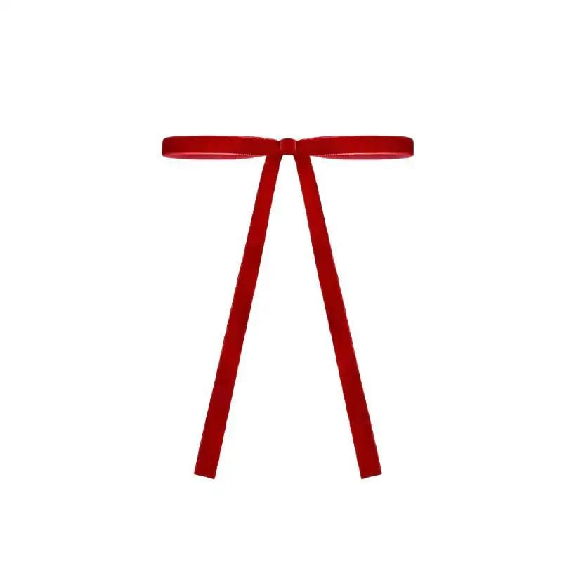 10/20 Stück Samtschleifen Weihnachtsbaumschleifen Rote Weihnachtskaninchenschleifen DIY Basteln Xmas Geschenkverpackung für Xmas Heimdekoration