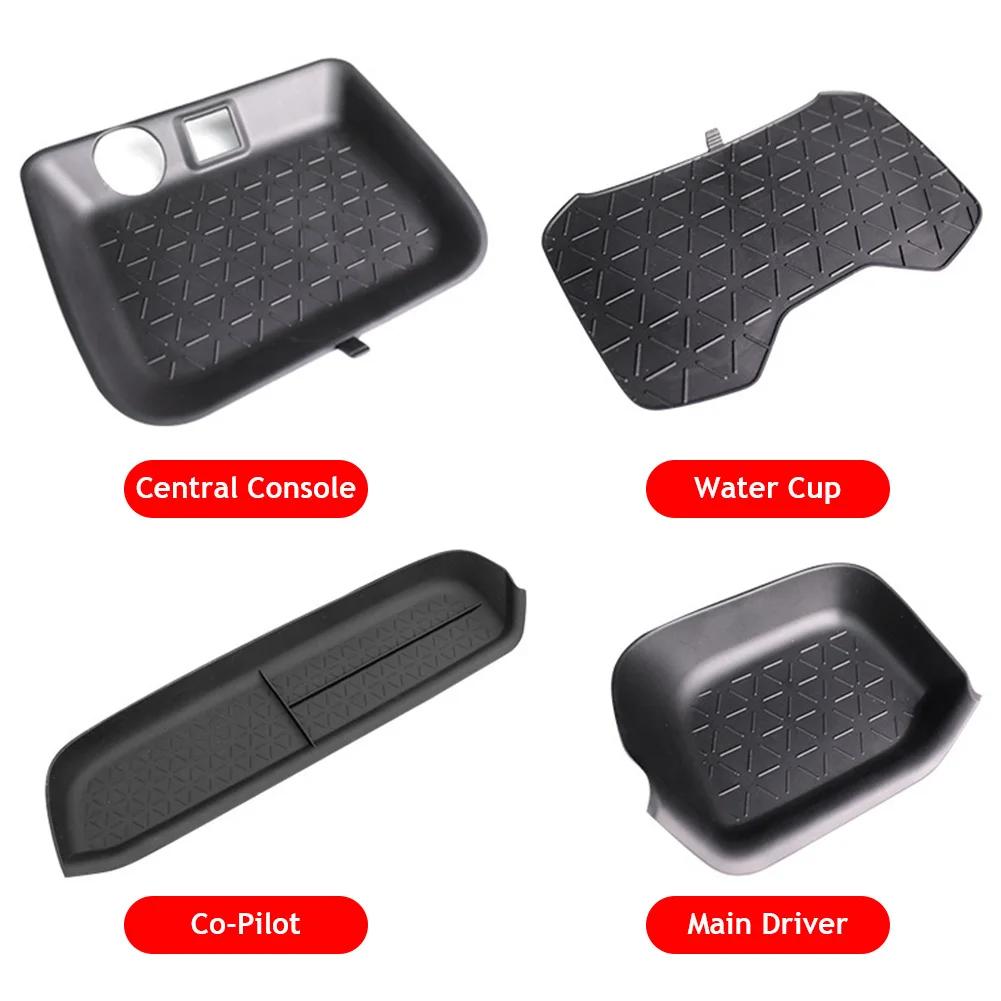 Mittelkonsolen-Organizer-Pad, Auto-Haupt-Copilot-Aufbewahrungsbox, Schutzmatte, Silikon-Tablett-Aufbewahrung für Rongfang RAV4, Autozubehör