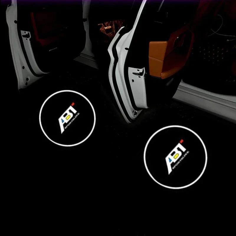 New 2PCS Car Welcome Light Door Logo Lamp For Volkswagen Golf MK4 MK6 MK7 Jetta Touareg Beetle Passat Polo Tiguan SR36 Acce