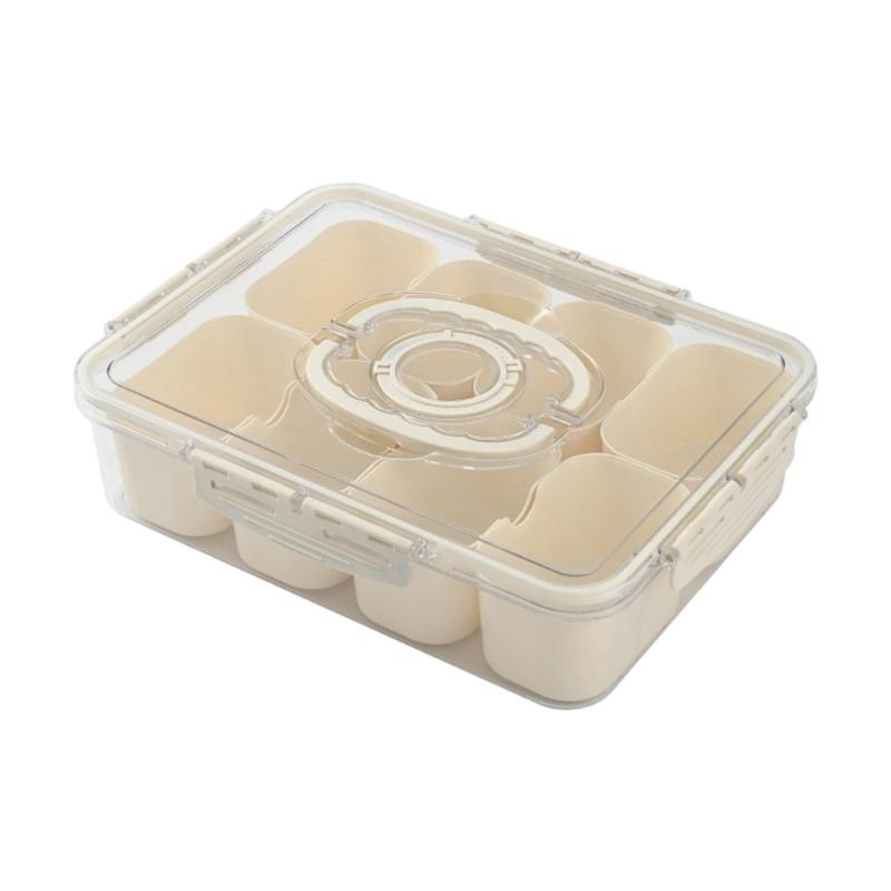 Leakproof Stackable Kitchen Containers Sturdy Plastic for Refrigerator and Freezer Use