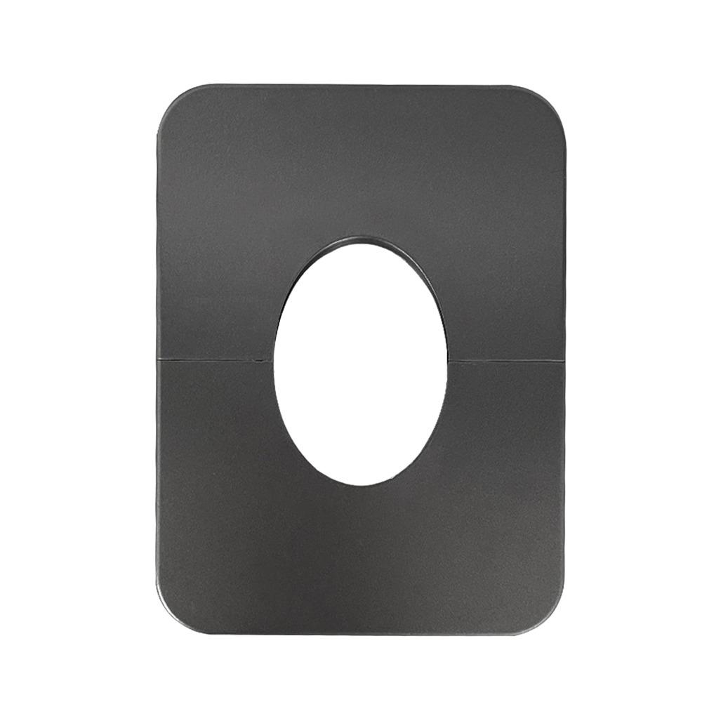 

Plastic Air Conditioning Hole Cover Self-Adhesive Rectangle Reserved Hole Cap Easy Install Hole Ornaments Wall Oblique Hole Plug 16mm сірий