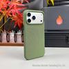 Funda para iPhone 17 Pro Max: Tejido Técnico, Textura Tejida, Absorción Magnética, Protección Anticaídas