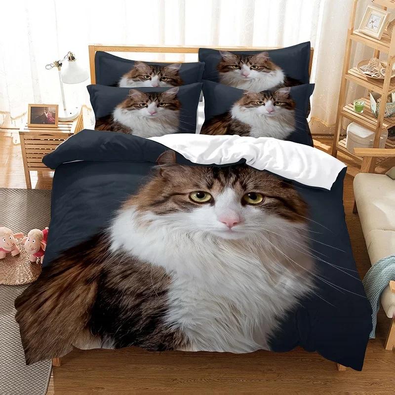Cartone Animato Gioco Carino Aphmau con Ali Set Letto Ragazzi Ragazze Misura Singola Queen King Copripiumino Federa Letto ragazzi Adulti