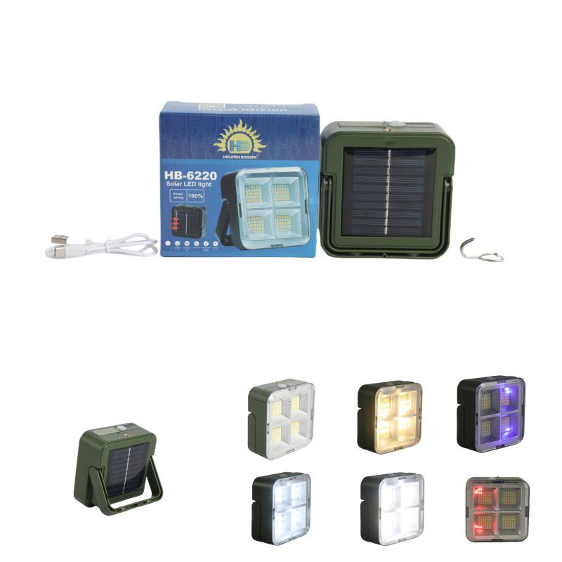 

Сверхяркий водонепроницаемый солнечный прожектор: Портативный уличный фонарь для кемпинга и чрезвычайных ситуаций As shown