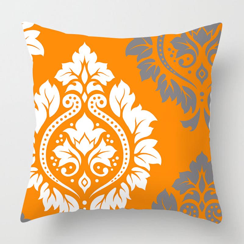 

Скандинавская оранжевая милая домашняя наволочка для гостиной, украшения дивана, наволочка, автомобильная подушка, домашний декор 40x40cm