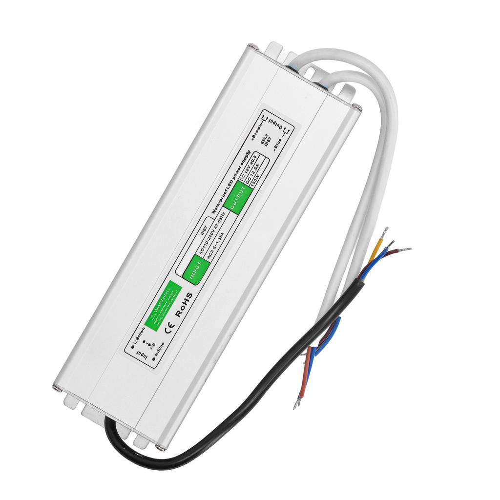 LED Power Transformer IP67 Waterproof Short Circuit Protection LED Driver AC 110V‑240V 150W