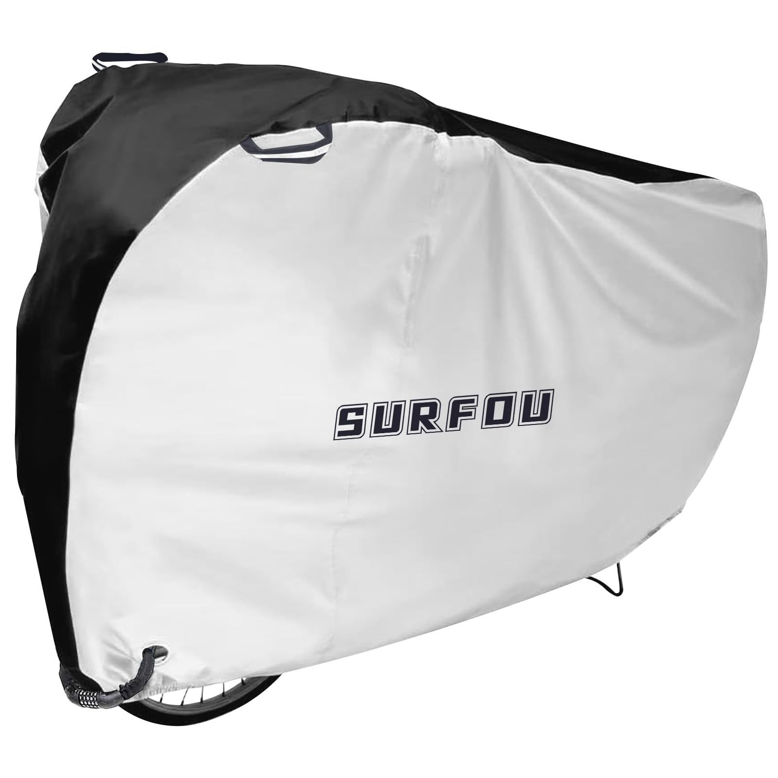 

SURFOU Bike Fits Electric Bikes up to 29 Windproof and Includes Storage Universal Size for Kids and Adults Cover, Thick, Waterproof, 210D, Rainproof,