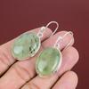 Moss Prehnite Earring Handmade Earrings Genuine Gemstone Jewelry 925 Sterling Silver Earring Unique Moss Prehnite Jewelry Anniversary Gifts