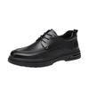 Red Dragonfly Men's High-End Leather Casual Shoes - Soft Sole Cowhide Dad Shoes for Spring & Autumn