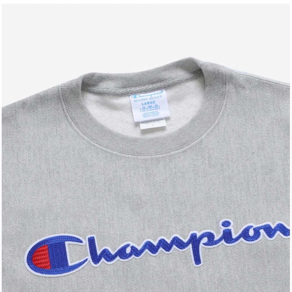 Champion Gf70 Y07471 1ic ReverSe Weave Bluza męska z graficznym logo Script