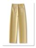 2025 Spring Yellow Scimitar Women's High Waist Loose Straight Leg Pear-Shaped Jeans