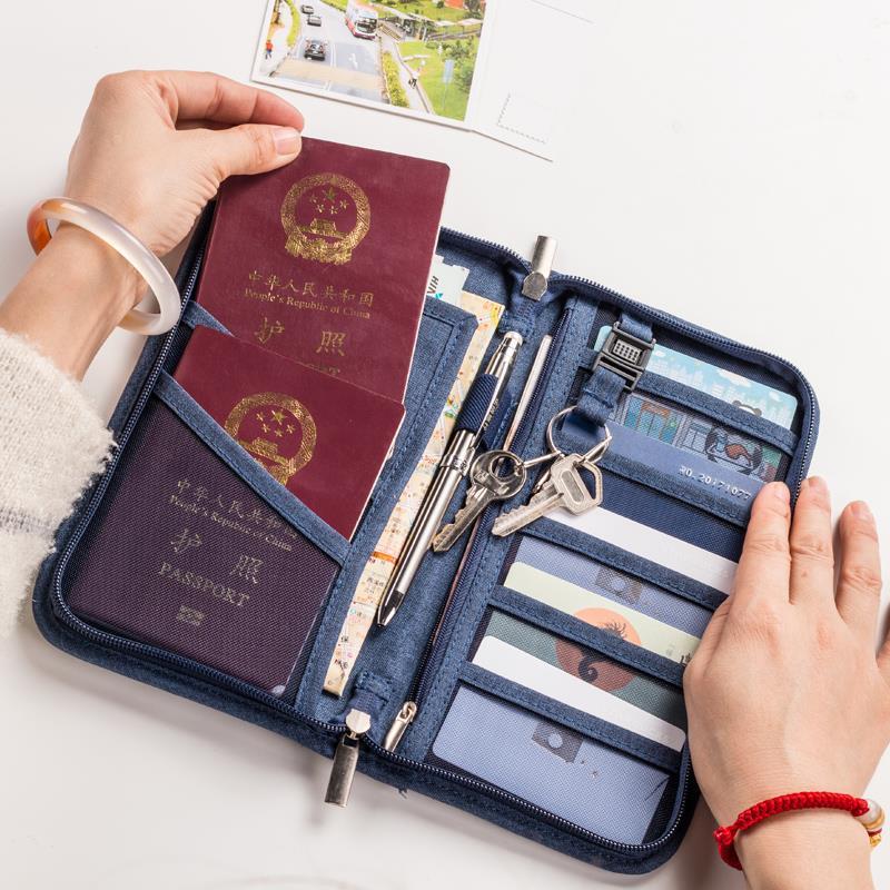 Neue Reise Geldbörse Familien Reisepasshalter Kreativ Wasserdicht Dokumentenmappe Organizer Reise Zubehör Dokumententasche Kartenhalter