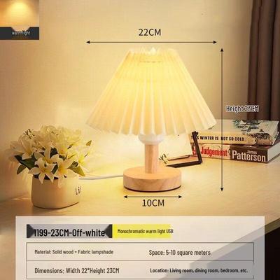 NuFeng Rechargeable LED Desk & Bedside Lamp with Touch Dimming