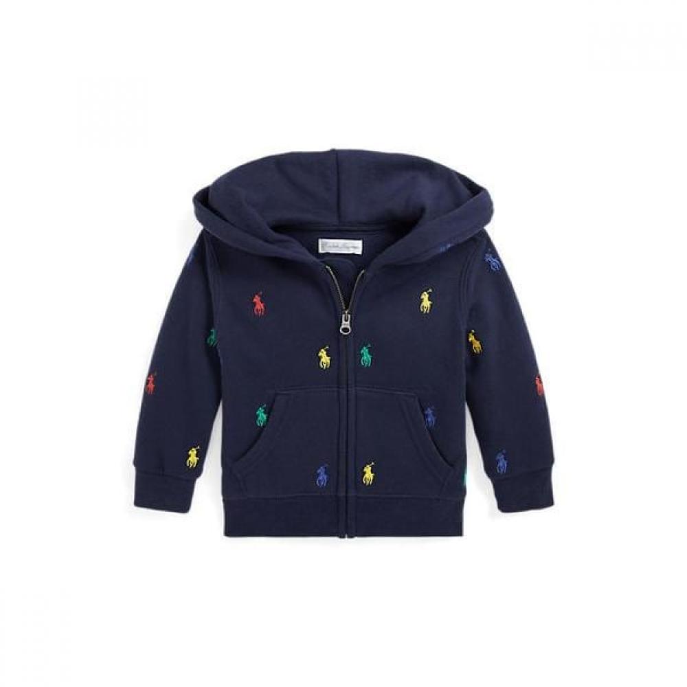 

Толстовка на молнии с принтом Polo Pony для мальчика Ralph Lauren Cwpoknii8020262410 12M