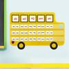 Classroom Decoration: School Bus Letter Phonics Hanging Pocket Chart