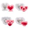 Flexible Silicone Heart Mould Creating Scented Candle for Special Occasions and Celebration