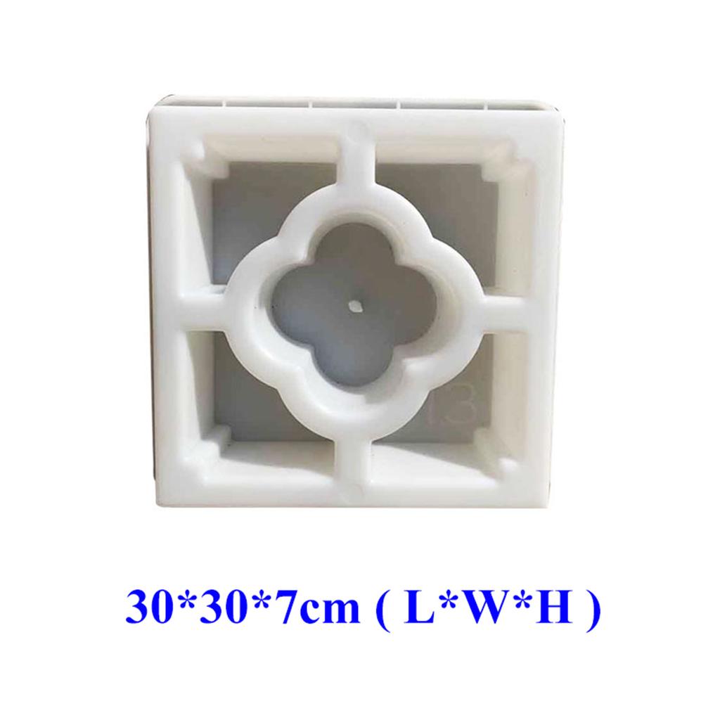 DIY Rasen Garten Zement Antike Ziegelform Gartenwegform 3D Schnitzerei Rutschfeste Beton Kunststoff Pflasterform