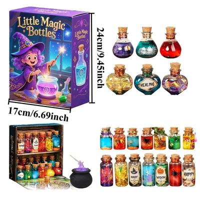 Fairy Magic Potion Kit for Kids Mixed Magic Wizard Potion Bottles Birthday Gifts Toys for Girls Boys DIY Workshop Craft Kits