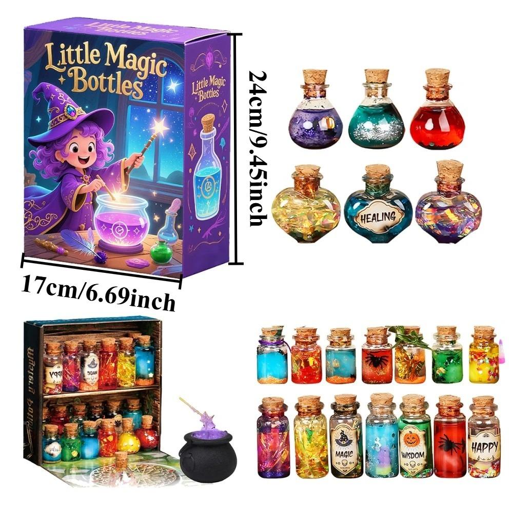 Fairy Magic Potion Kit for Kids Mixed Magic Wizard Potion Bottles Birthday Gifts Toys for Girls Boys DIY Workshop Craft Kits