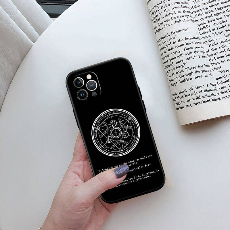 MH62 Fullmetal Alchemist Phone Shell Case for iPhone 7 8 11 12 13 14 15 16 17 16E XS Pro Max XR X SE Air