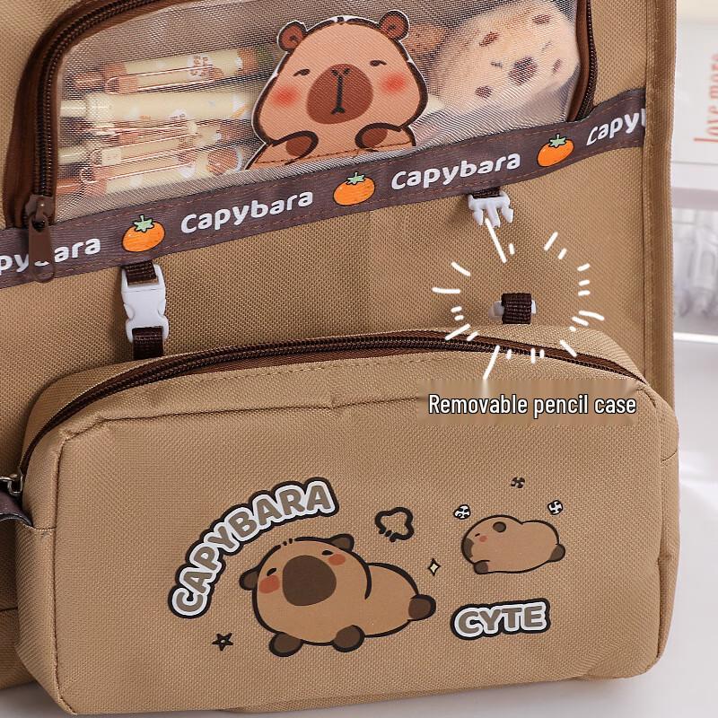 Simple Canvas Student Pencil Pouch