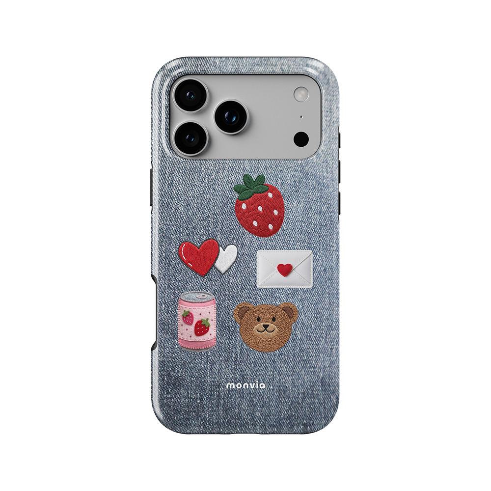

Luxury Clmj Destiny Teddy Phone Case for iPhone 17 17e 16e 16 15 14 13 12 11 X XS XR XSMAX Air Pro Max Plus Double-layer Cover iPhone 17