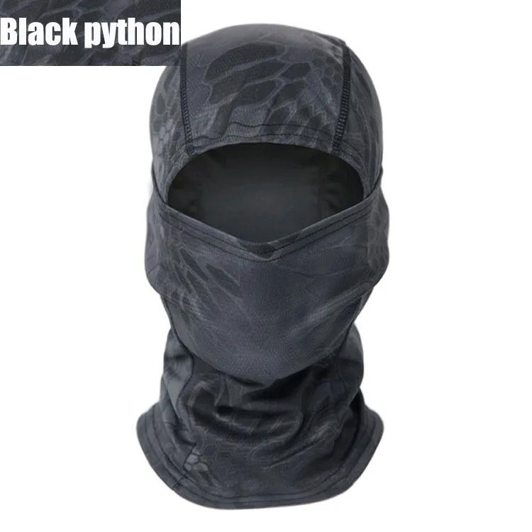 Camouflage Balaclava Hat Cycling Full Face Mask Outdoor Sports Hunting Hiking Ski Mask Motorcycle Helmet Inner Quick Drying Hat