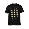 Moon Phases TShirt Big Size Loose Fit Tee Shirt