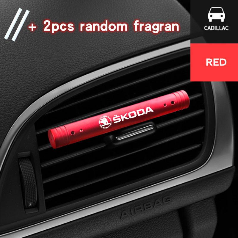 WUM1 Perfumy do nawiewu samochodu Odświeżacz powietrza do samochodu Zapach Smak Aromat Do Skoda octavia 3 2 superb 3 kodiaq Fabia Kamiq Karoq Akcesoria