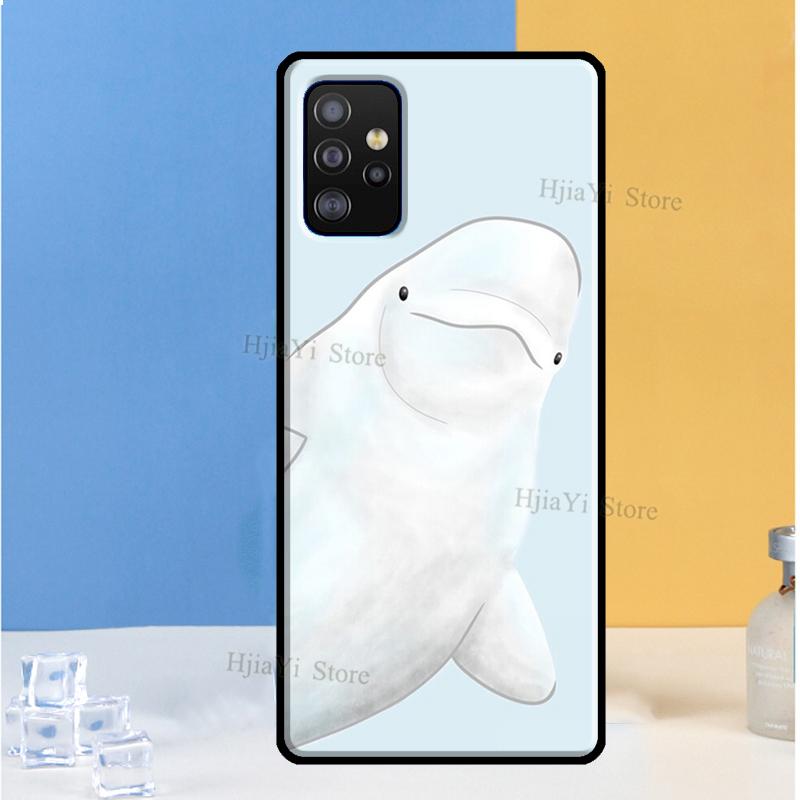 Cartoon Whale Case For Samsung A71 A51 A31 A11 A72 A52 A42 A32 A12 A21S A20e A10 A20 S A30 A40 A50 A70