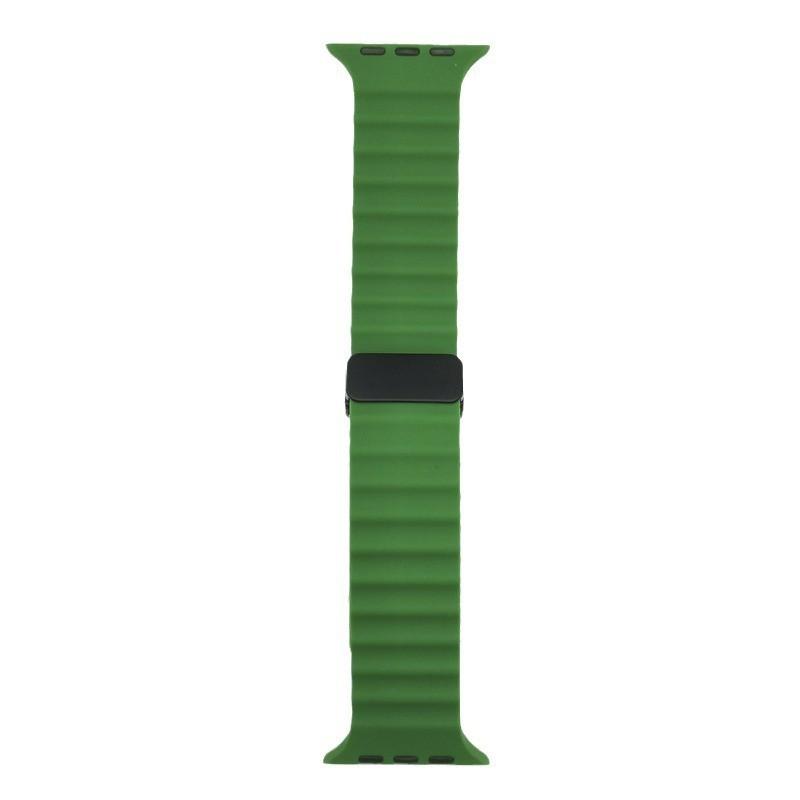 Ocean Strap for Apple Watch S10- Silicone Sport Magnetic Buckle Watch Band for iWatch 10/9/8/7/6/5/4/3/2/1/se/Ultra/Ultra2 49mm 46mm 45mm 41mm 40mm