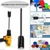 2PCS Epoxy Mixing Stirring Rods Paint Putty Cement Mixer Attachment with Drill Chuck for Epoxy Resin Latex Oil Paint