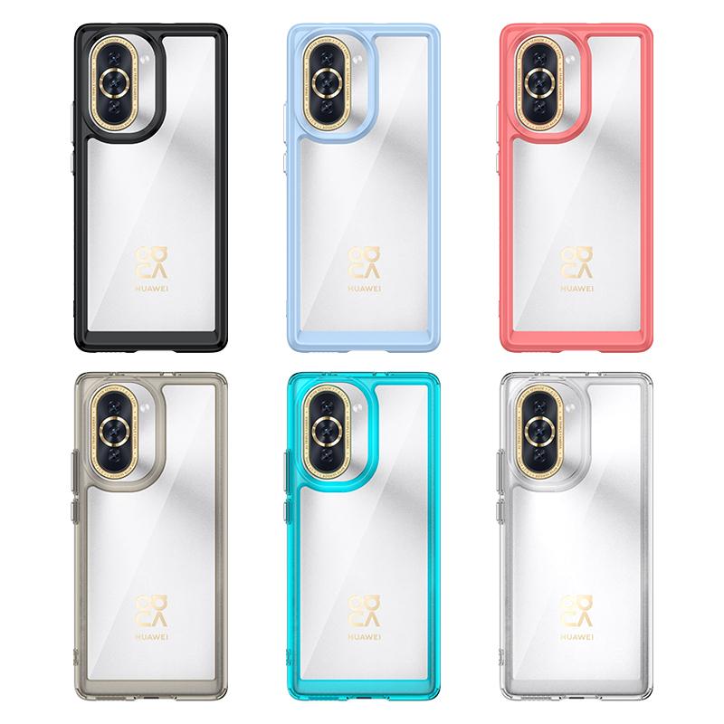 For Cover Huawei Nova 10 Case Huawei Nova 10 Capas New Phone Back Bumper Transparent Colour Clear For Fundas Huawei Nova 10 Pro