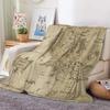Middle Earth Map Print Blanket - Skin-Friendly Soft Warm, Thickened for 4 Seasons, Home & Office Use
