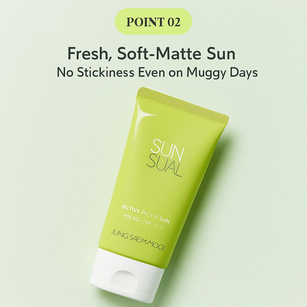 JUNGSAEMMOOL Sunsual Active Proof Sun (70ml) SPF 50+ / PA++++