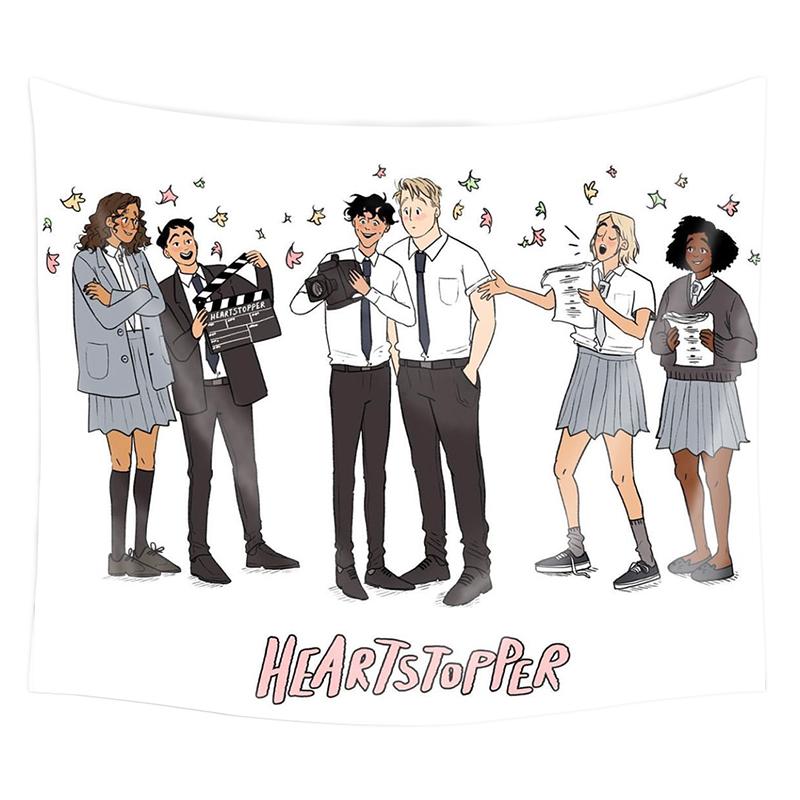 

Украшение дома молодежный мультяшный персонаж печать поли поэзия польский Гобелен настенный фон для комнаты тапиз 150X100CM