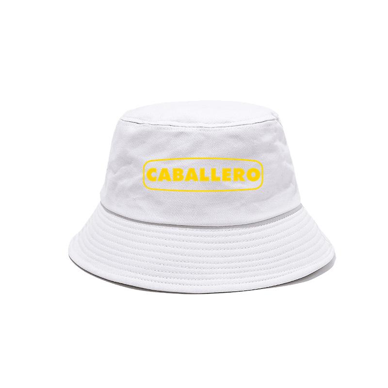 Caballero Bucket Hat Cap Unisex Women Unisex Panama Cap Outdoor Summer Cotton Caballero Motorcycle Bob Caps MZ
