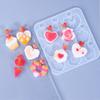 2pcs Heart Series Silicone Molds For Earrings Crafting Durable And Easy Release Ideal For Resin Jewelry Making