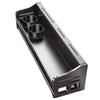 Wall-Mounted Kitchen Storage Rack: Multi-Function Chopstick Holder & Seasoning Organizer, Punch-Free Installation.