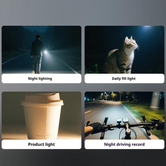 LED Magnetic Camera Light Dimmable 3 Color Temperatures IPX4 Waterproof Adjustable Mini Fill Light for Action 5 Pro/for Action 5/for Action 4
