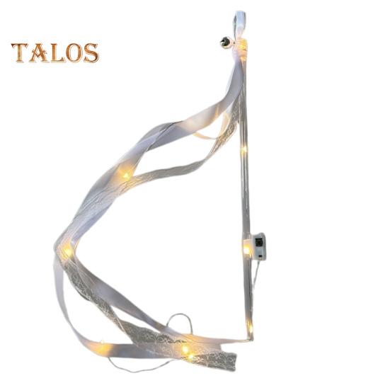 

1/10 шт. светящиеся палочки для свадьбы светодиодные свадебные палочки серпантин с колокольчиком фея лента палочка для свадьбы новогодние вечеринки концерты дни рождения 1pc белый